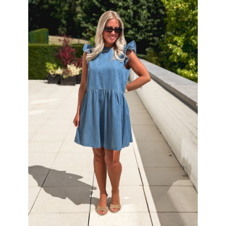 Robe courte Dolorés - Bleu