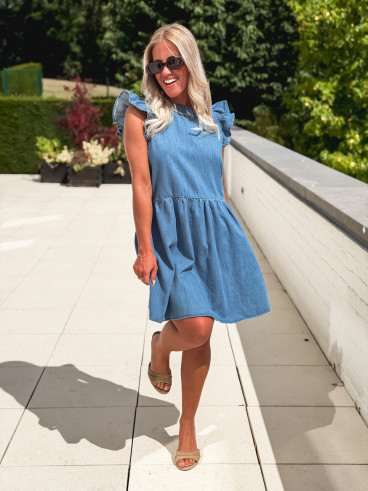 Robe courte Dolorés - Bleu Robe courte Dolorés - Bleu