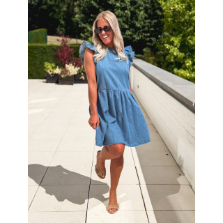 Robe courte Dolorés - Bleu