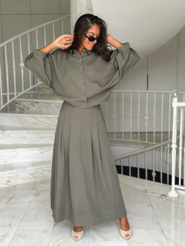 Chemise Azuna - Kaki