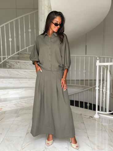 Chemise Azuna - Kaki Chemise Azuna - Kaki