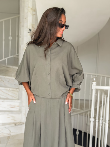 Chemise Azuna - Kaki Chemise Azuna - Kaki