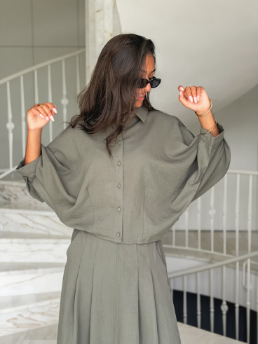 Chemise Azuna - Kaki Chemise Azuna - Kaki