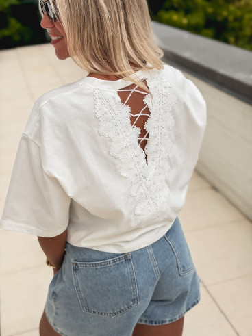 T-shirt Eveline - Ecru