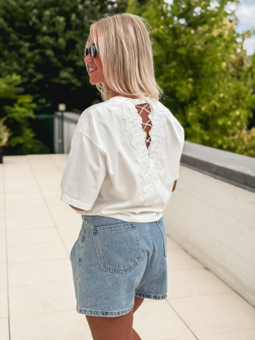 T-shirt Eveline - Ecru