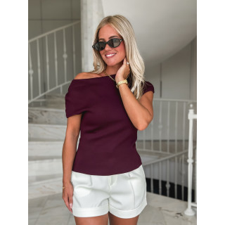 Blouse Palomia - Prune
