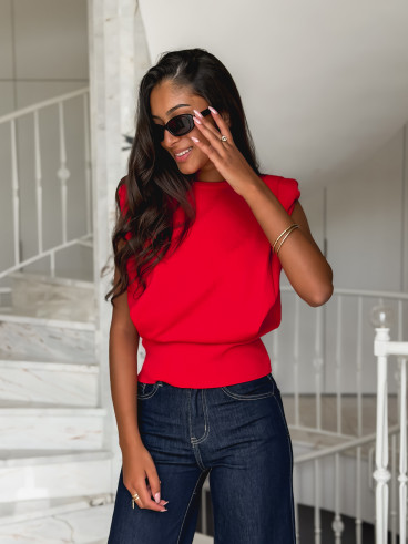 Blouse Kaori - Rouge