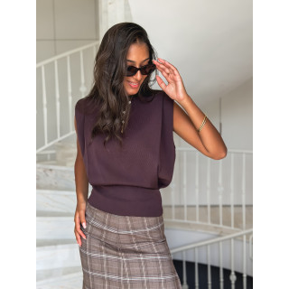 Blouse Kaori - Chocolat