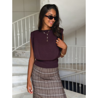 Blouse Kaori - Chocolat