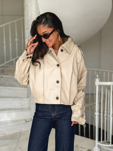 Veste courte Winona - Beige