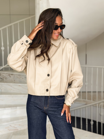Veste courte Winona - Beige