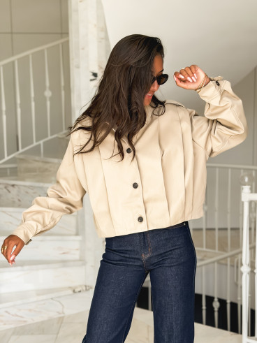 Veste courte Winona - Beige