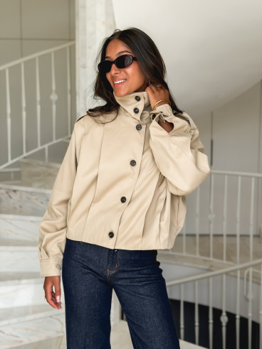 Veste courte Winona - Beige
