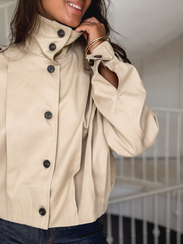 Veste courte Winona - Beige