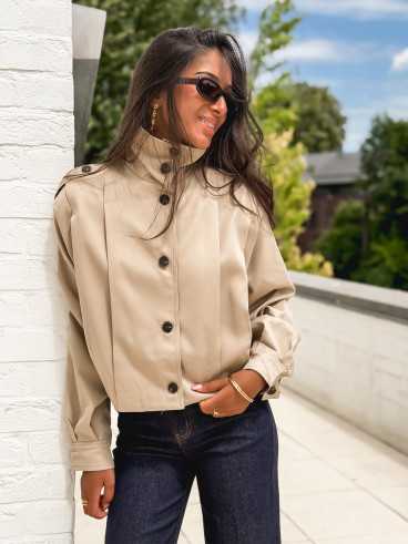 Veste courte Winona - Beige