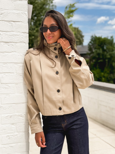 Veste courte Winona - Beige