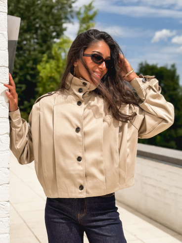 Veste courte Winona - Beige
