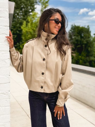 Veste courte Winona - Beige
