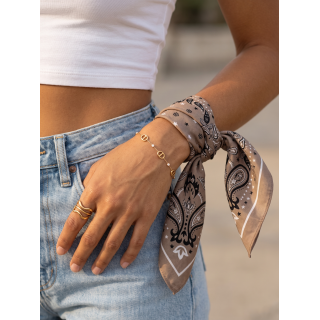 Foulard Raja - Taupe