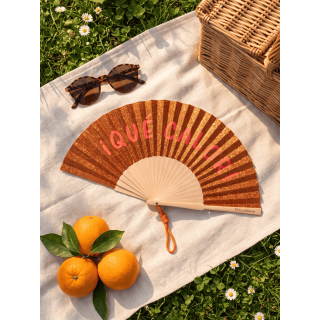 Eventail "Qué Calor" - Orange