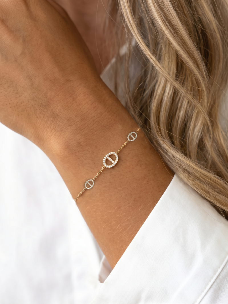Bracelet Rosalia - doré