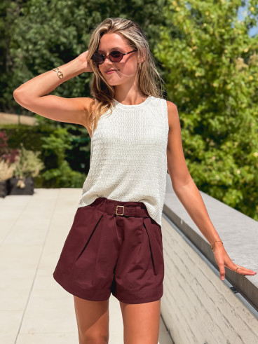 Short Lora - Bordeaux Short Lora - Bordeaux