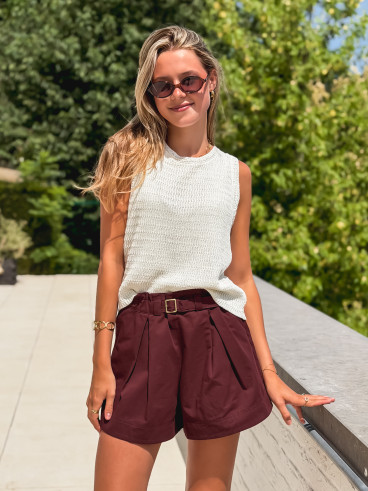 Short Lora - Bordeaux Short Lora - Bordeaux