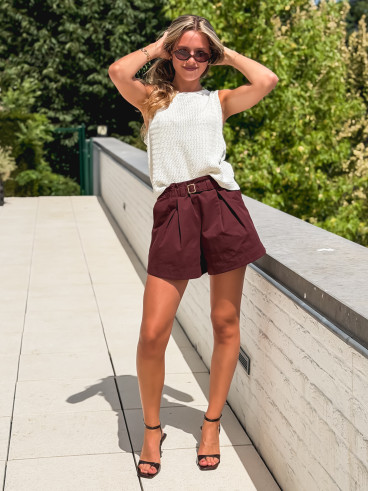 Short Lora - Bordeaux Short Lora - Bordeaux