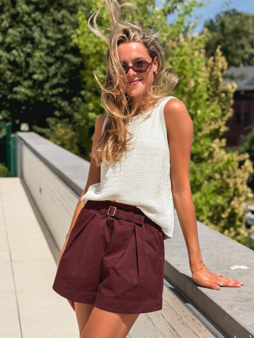 Short Lora - Bordeaux Short Lora - Bordeaux