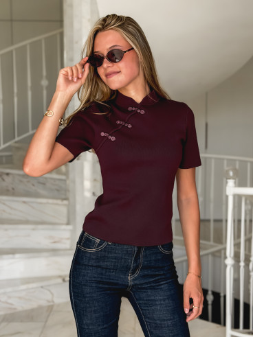 Blouse Tyliane - Bordeaux