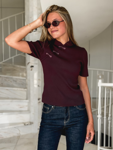 Blouse Tyliane - Bordeaux