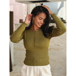 Pull Mayalia - Kaki