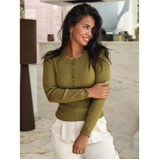 Pull Mayalia - Kaki