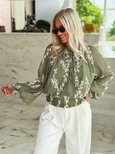 Blouse Malia - Kaki Blouse Malia - Kaki