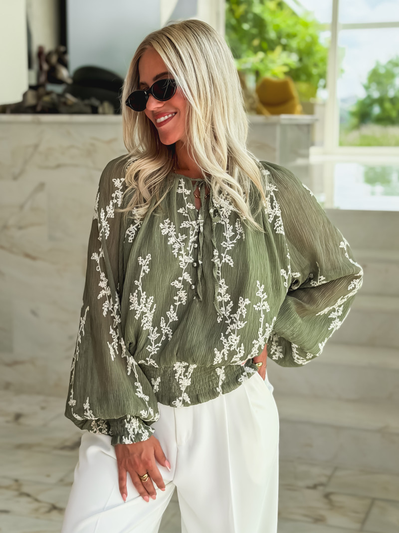 Blouse Malia - Kaki Blouse Malia - Kaki