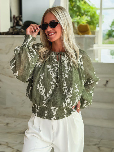 Blouse Malia - Kaki Blouse Malia - Kaki
