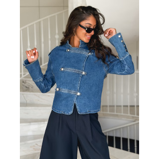 Veste en jeans Korélia - Bleu