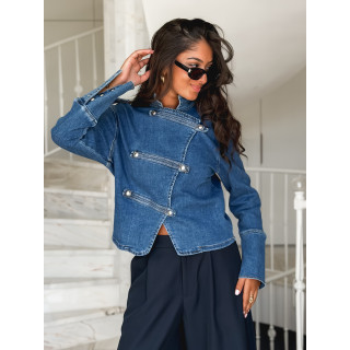Veste en jeans Korélia - Bleu