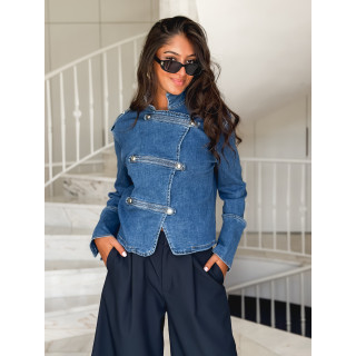Veste en jeans Korélia - Bleu