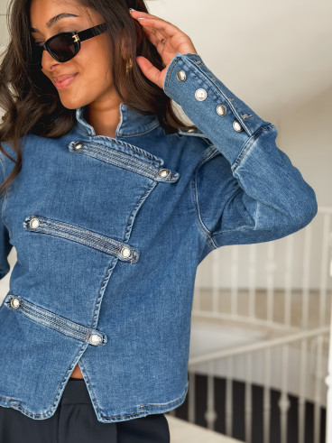 Veste en jeans Korélia - Bleu