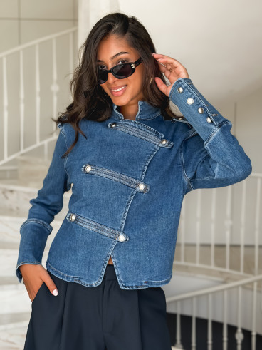 Veste en jeans Korélia - Bleu