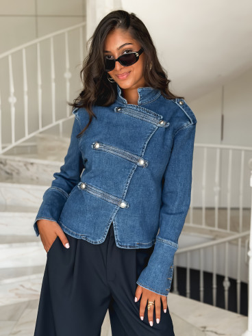 Veste en jeans Korélia - Bleu
