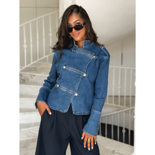 Veste en jeans Korélia - Bleu