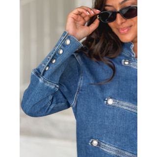 Veste en jeans Korélia - Bleu