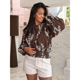 Blouse Malia - Chocolat
