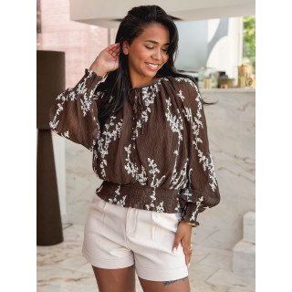 Blouse Malia - Chocolat