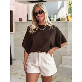 Blouse Lysoria - Chocolat