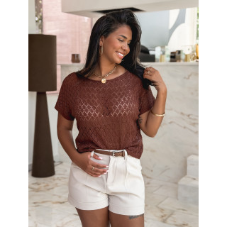 Blouse Vivianne - Chocolat