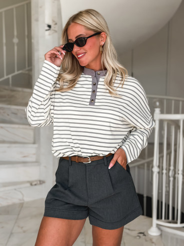 Short Viktoria - Gris foncé