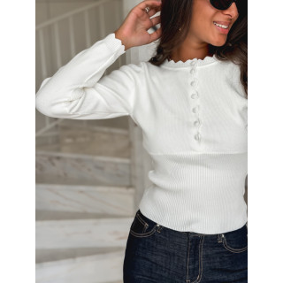 Pull Mayalia - Blanc